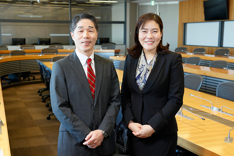 山本氏とキャサリン氏