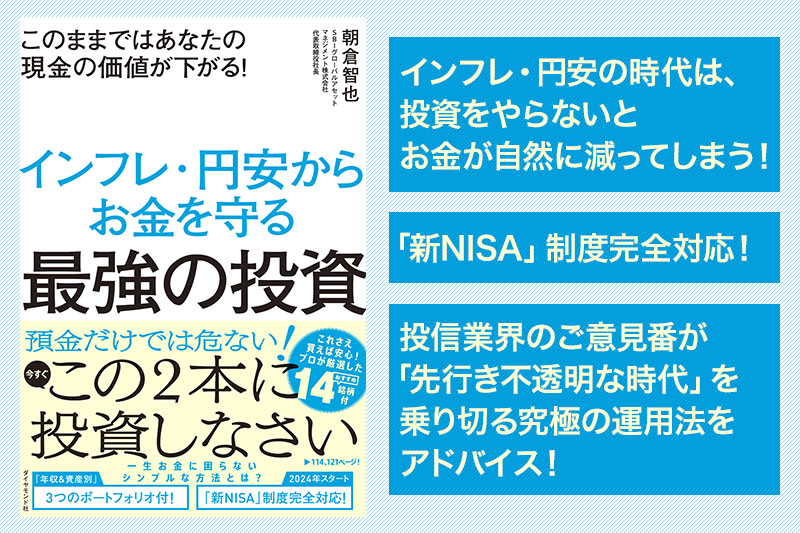 このままではあなたの現金の価値が下がる！インフレ・円安からお金を守る最強の投資